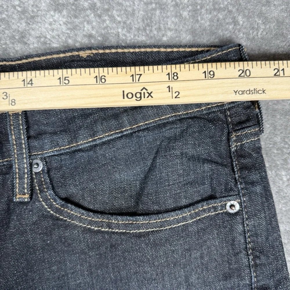 Levi's Signature Jeans Men's 40x32 Blue S51 Straight Leg Dark Wash Denim Stretch
